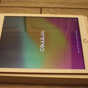 Apple iPad 6th Gen 128GB Rose Gold 9.7" Wi-Fi Tablet Touchscreen Cameras